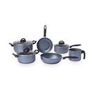 Jogo de Panelas Brinox Antiaderente Ceramic Life 6 Peças Suprema Jeans