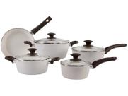 Jogo de Panelas Brinox Cerâmico de Alumínio Vanilla 5 Peças Optima Essentials Ceramic Life