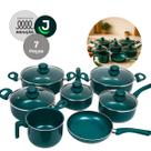 Jogo de Panelas Cerâmica Napoli 7 Peças Antiaderente 2mm Compatível com Indução Jogo de Panelas Cerâmica Napoli 7 Peças Antiaderente 2mm Compatível com Indução