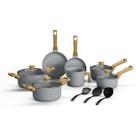 Jogo de Panelas Com 10 Peças Mimo Style Pratic Cook Vitrocerâmico Indução Grafite - 9766