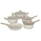 Jogo de Panelas Com 5 Peças Oster Marble Life Cerâmico Antia Jogo de Panelas Com 5 Peças Oster Marble Life Cerâmico Antia