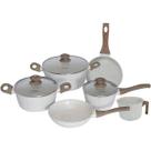 Jogo de Panelas Com 6 Peças Mimo Style Cook Mármol - 10215 P Jogo de Panelas Com 6 Peças Mimo Style Cook Mármol - 10215 P
