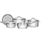 Jogo De Panelas Conjunto Com 5 Peças Original Tramontina Solar Aço Inoxidavel Fundo Triplo Tampas Em Inox Indução A Gás Jogo De Panelas Conjunto Com 5 Peças Original Tramontina Solar Aço Inoxidavel Fundo Triplo Tampas Em Inox Indução A Gás