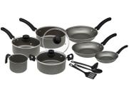 Jogo de Panelas Eirilar Antiaderente de Alumínio Grafite 10 Peças Facility