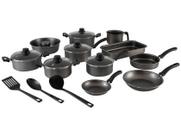 Jogo De Panelas Eirilar Antiaderente Facility - 14 Peças Cor Grafite