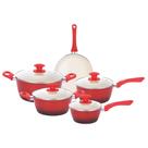 Jogo de Panelas Indução 5 Peças Class Rubi Rev Cerâm 3,7mm