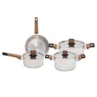 Jogo De Panelas Inox 4 Pcs Brava Baquelite Tramontina