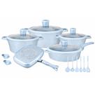 Jogo de Panelas London Gray Blue 17 peças Jogo de Panelas London Gray Blue 17 peças