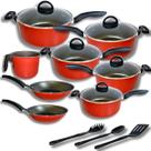 Jogo De Panelas Marcolar 11 Peças Antiaderente Com Espátulas