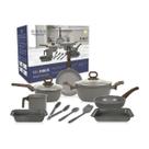 Jogo de panelas neuhaus 10 peças indução smart ceramic