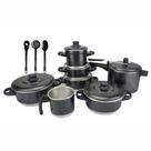 Jogo De Panelas Preto Com 10 Peças Panela De Pressão 4.5l