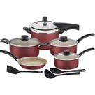 Jogo de panelas tramontina 8 peças com panela de pressão vancouver 4,5 litros Jogo de panelas tramontina 8 peças com panela de pressão vancouver 4,5 litros