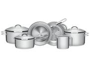Jogo de Panelas Tramontina Inox 6 Peças Solar Jogo de Panelas Tramontina Inox 6 Peças Solar