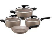 Jogo de Panelas Tramontina Milazzo 28599460 Amêndoa