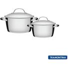 Jogo de Panelas Tramontina para Fogão de Indução Inox 2Pçs