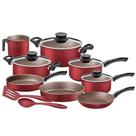 Jogo de Panelas Tramontina Paris Texture Antiaderente Cereja 10 Peças Jogo de Panelas Tramontina Paris Texture Antiaderente Cereja 10 Peças