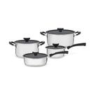 Jogo de Panelas Tramontina Solar Ceramic 4 Peças em Aço Inox