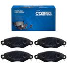 Jogo de Pastilhas de Freio Dianteira Cobreq N1156 Para Peugeot 206 1.0 1.1 1.4 1.6 1.9D 1999 a 2001 Jogo de Pastilhas de Freio Dianteira Cobreq N1156 Para Peugeot 206 1.0 1.1 1.4 1.6 1.9D 1999 a 2001