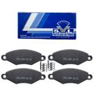 Jogo de Pastilhas de Freio Dianteira Syl1326 Para Peugeot 206 1.1 1.4 1.6 1.9 1999 a 2001 e 1.0 2001