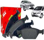 Jogo de Pastilhas de Freio Dianteiro Honda Fit City 1.5 2009 a 2014 para 2 Rodas TRW
