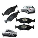 Jogo de pastilhas do freio das rodas dianteiras do ford ka, fiesta hatch e sedan e courier - original (mb9a2k021cb)