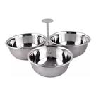 Jogo de Petisqueiras em Aço Inox - Dolce Home