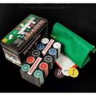Jogo De Poker 200 Fichas Com Baralho + Toalha De Poker