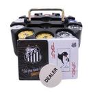 Jogo de poker 200 fichas e baralhos - santos