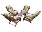 Jogo De Poltronas Descanso, Fibra Sintética Area Externa Interna