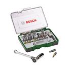 Jogo de Pontas Para Aparafusar e Chaves de Catraca 27 Peças - BOSCH