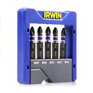 Jogo de Pontas Philips Ph2 para Parafusadeiras com 5 Peças - Irwin Jogo de Pontas Philips Ph2 para Parafusadeiras com 5 Peças - Irwin