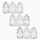 Jogo de Potes De Vidro Hermético Casual 300ml - Class Home