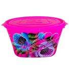 Jogo de Potes Multiuso Tipo Tupperware Kit Completo com 5 Peças Tampa Vedante, Freezer e Microondas