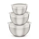 Jogo De Potes Tramontina Cucina Aço Inox 3 Peças