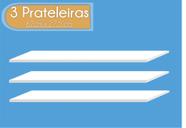 Jogo de Prateleira - 67cm x 27,5cm (Cor Branca) - 3 unidades Jogo de Prateleira - 67cm x 27,5cm (Cor Branca) - 3 unidades