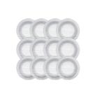 Jogo De Prato Fundo Diamante Duralex Nadir Kit 24 Peças
