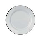 Jogo De Prato Menu 12 Pratos Rasos - 24cm Vidro Branco