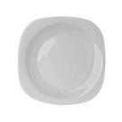 Jogo De Prato Plaza 12 Pratos Rasos - 27cm Vidro Branco
