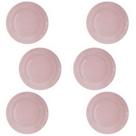 Jogo de Prato Raso Germer Oslo Rosa Fractal 6pçs Jogo de Prato Raso Germer Oslo Rosa Fractal 6pçs