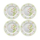 Jogo de Prato Sobremesa 21cm Kit 4 Peças Picnic Decorado Jogo de Prato Sobremesa 21cm Kit 4 Peças Picnic Decorado