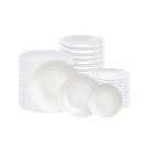 Jogo De Pratos 36 Peças Leonora Em Porcelana Branco - Tramontina