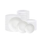 Jogo de Pratos 36 Peças Leonora em Porcelana Branco - Tramontina