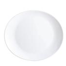 Jogo De Pratos De Vidro Temperado Oval Steak 6 pçs