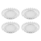 Jogo de pratos em cristal Wolff Pearl 10cm 4 peças Jogo de pratos em cristal Wolff Pearl 10cm 4 peças