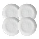 Jogo De Pratos Fundo 21cm 600ml Kit 4 Peças Sopa New White Branco Cerâmica Porto Brasil