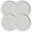 Jogo De Pratos Fundo 22,5cm 830ml Kit 4 Peças Bio Stoneware Vit Sopa Cerâmica Porto Brasil