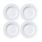 Jogo De Pratos Fundos 23cm Kit 4 Peças Monocroma Porcelana Decorada Tramontina Jogo De Pratos Fundos 23cm Kit 4 Peças Monocroma Porcelana Decorada Tramontina