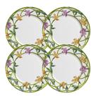 Jogo De Pratos Fundos 25cm Kit 4 Peças Sopa Campos Cerâmica Decorado Floral Alleanza Jogo De Pratos Fundos 25cm Kit 4 Peças Sopa Campos Cerâmica Decorado Floral Alleanza