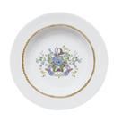 Jogo De Pratos Fundos Em Porcelana Floral Chic Com 6 Peças 23cm Germer