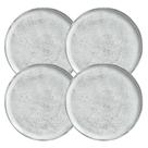 Jogo De Pratos Fundos Orgânico 22,5cm 830ml Kit 4 Peças Bio Echo Sopa Cerâmica Porto Brasil